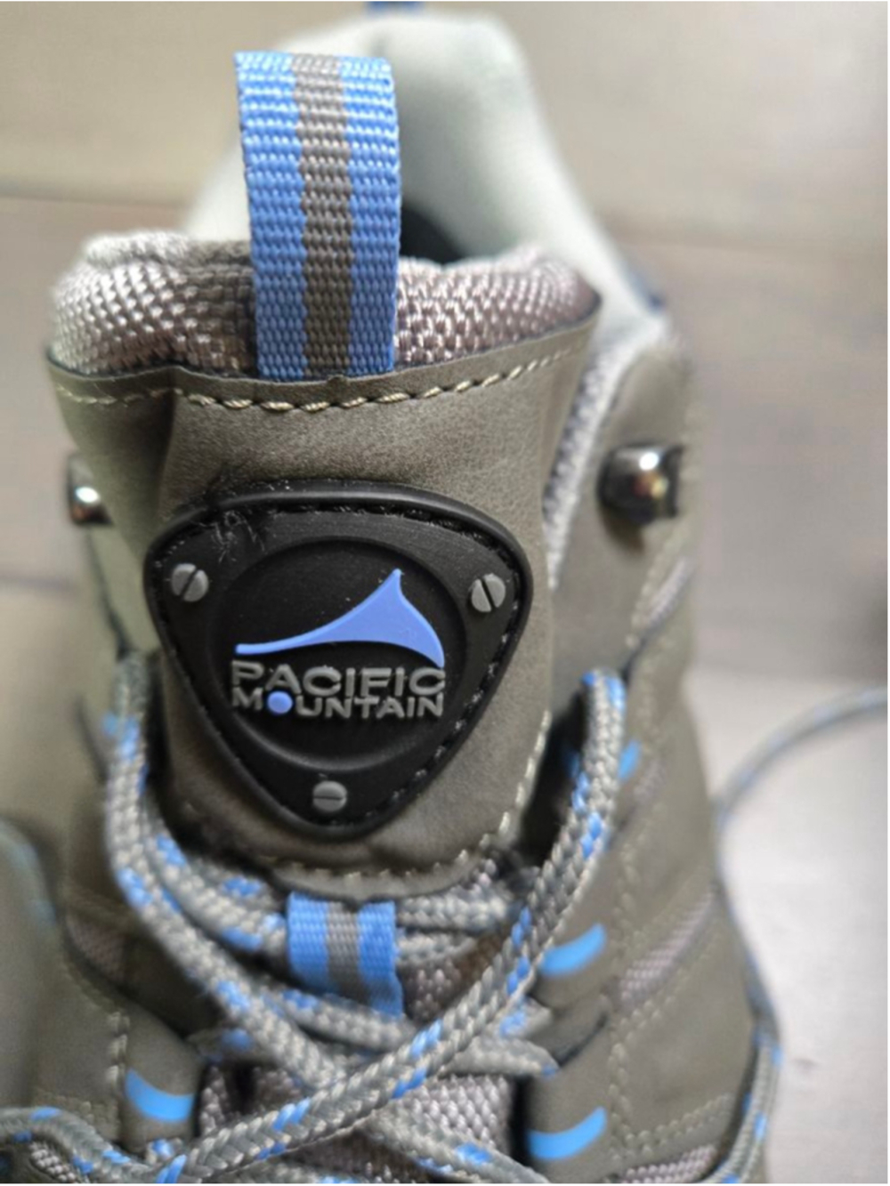 Women's Pacific Mountain Gray Blue Butte Low Hiking Shoes Size 9.5 - Picture 10 of 12